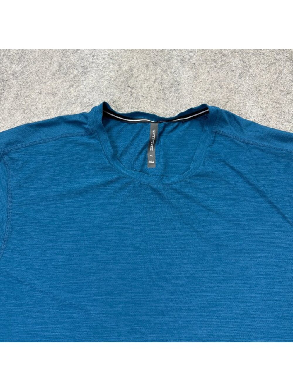 Ten Thousand Versatile Shirt Men XL Blue Short Sleeve Performance TTKT009